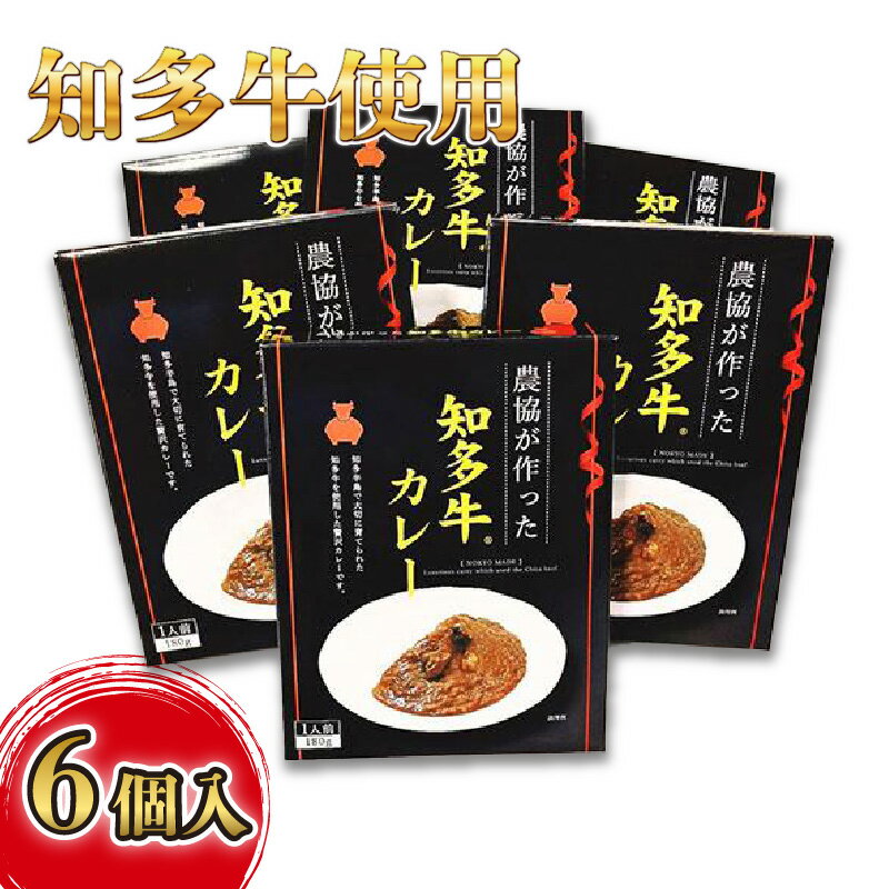 【ふるさと納税】農協が作った 知多牛カレー 【6個】 知多牛 牛肉 レトルトカレー 惣菜 カレーライス 湯煎 グルメ ビーフカレー お手軽ご飯 送料無料のサムネイル