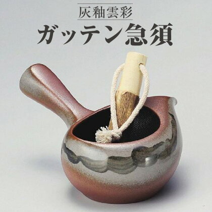 灰釉雲彩ガッテン急須 陶器 常滑焼 やきもの お茶 茶器 茶道具 擂粉木 健康蒸し茶 カテキン 日本茶 食器 和 伝統工芸 工芸品 日本六古窯 送料無料