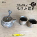 【ふるさと納税】徳太作 焼き〆藻がけ急須&湯呑2個セット(限定8セット達成で終了) 陶器 常滑焼 やきもの お茶 茶器 茶道具 日本茶 食器 和 伝統工芸 工芸...