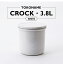 ڤդ뤵ǼǡTOKONAME CROCK3.8LWHITE