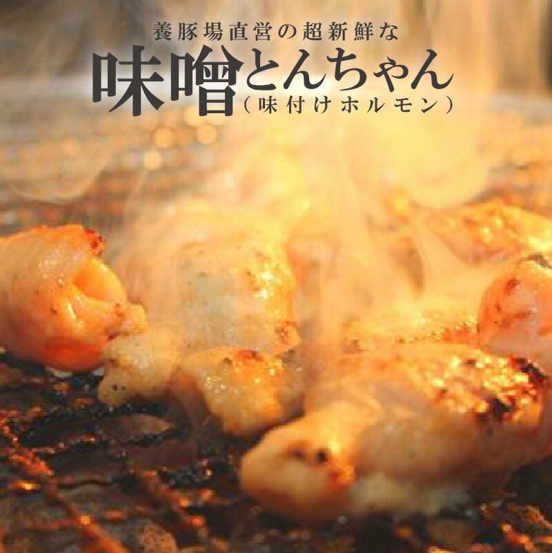 養豚場直営の超新鮮な味噌とんちゃん[味付けホルモン] ブリオ あいぽーく 豚肉 国産 ブランド豚 焼肉 炒め物 バーベキュー 惣菜 冷凍 味噌 ホルモン 小分け 人気 大腸 小腸 ハツ ガツ レバー とんちゃん 味付け肉 美味しい お取り寄せ グルメ 送料無料