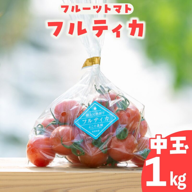 【ふるさと納税】フルーツトマト フルティカ 中玉 【1kg】