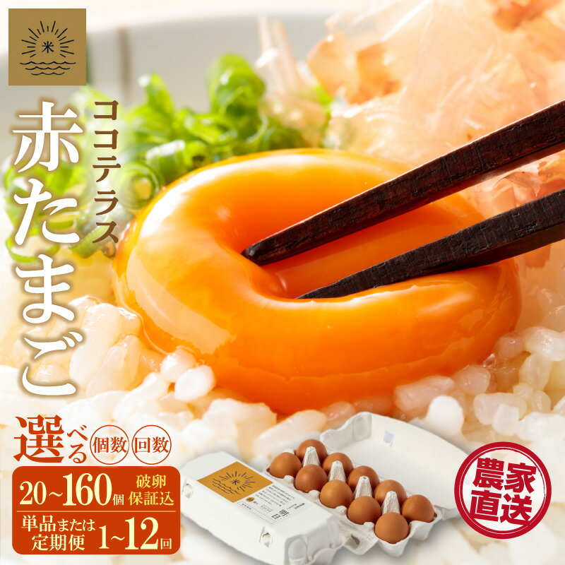 【ふるさと納税】《テレビで紹介されました！》ココテラスの明日（ 赤たまご ）【選べる個数・お届け回..