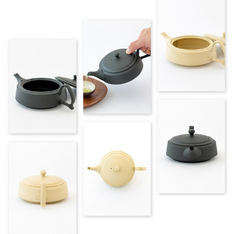 【ふるさと納税】常滑焼急須 TAKASUKE【kuro-1 / shiro-1後手（2色からお選びください）】常滑焼 急須 シンプルデザイン おしゃれ 焼き物 特産品 贈り物 プレゼント 高資陶苑 TOKONAME 茶器 送料無料