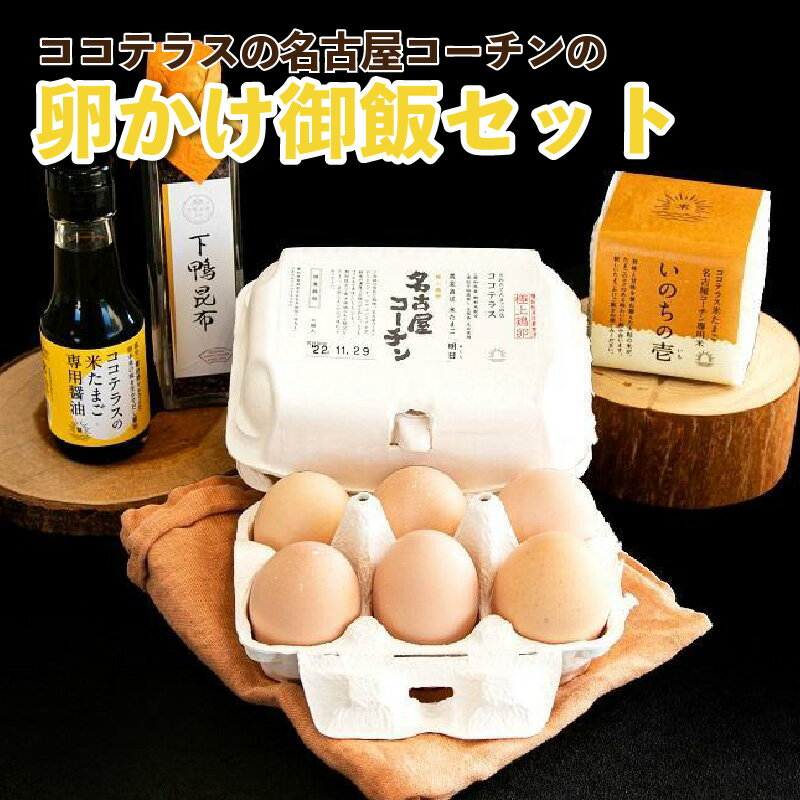 【ふるさと納税】ココテラスの名古屋コーチンの卵かけ御飯【セッ