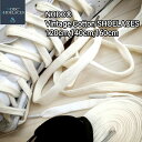 【ふるさと納税】NODC Vintage Cotton SHOELACES 靴ひも 選べる サイズ 120cm 140cm 160cm 幅 約 10mm カラー ブラック ホワイト クリーム セット数 1セット 3セット 紐 スニーカー ローカットシューズ ハイカットシューズ コットン ヴィンテージ 愛知県 小牧市 送料無料