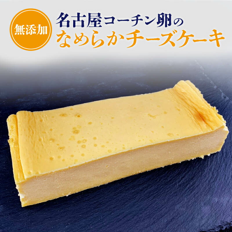 【ふるさと納税】チーズケーキ 約 230g 1個 無添加 名古屋コーチン卵 なめらか 濃厚 砂糖不使用 添加物不使用 無糖 日本三大地鶏 低糖質 スイーツ デザート 洋菓子 お菓子 天然甘味料 羅漢果 愛知県 小牧市 お取り寄せ 冷凍 送料無料