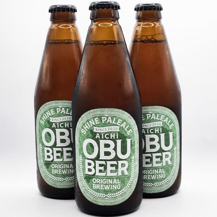 大府産シャインマスカットを使った爽やかな味わいのクラフトビールOBUBEER[シャインマスカット] 3本セット | ビール 地ビール OBU BEER 愛知 大府 ぶどう 果物 フルーツ 酒 お酒 さけ sake アルコール 冷蔵 お取り寄せ 人気 おすすめ ギフト