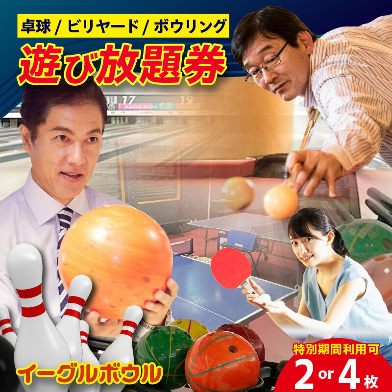 卓球 ・ ビリヤード ・ ボウリング (レンタルシューズ付)遊び放題券[ 特別期間利用可 ]レジャー 遊び お出かけ スポーツ 運動 愛知県 知立市 利用券 ボウリング 利用券 チケット 家族でお出かけ 友だちと遊ぶ 送料無料