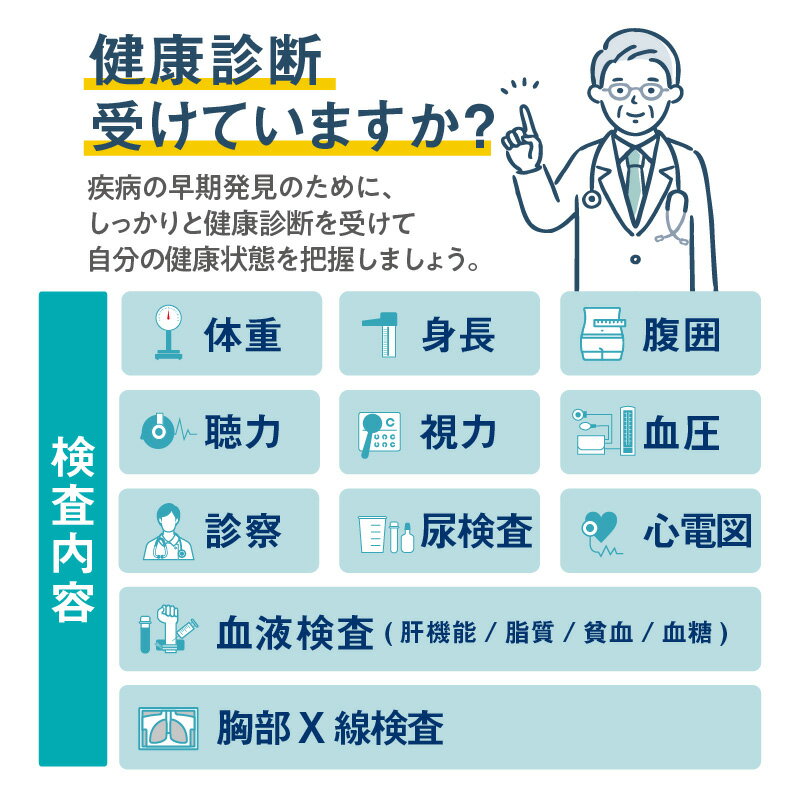【ふるさと納税】さわやか内科クリニック 一般健康診断 【 受診券 1枚 】 健康診断 ヘルスケア （ 身長 ・ 体重 ・ 腹囲 ・ 視力 ・ 聴力 ・ 血圧の測定 ・ 医師の診察 ・ 尿検査 ・ 血液検査 ・ 心電図 ・ 胸部X線 ） サービス 送料無料