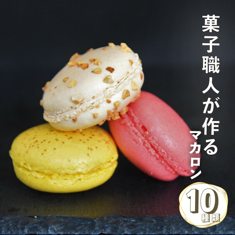 マカロン 10個入 10種類 セット 食べ比べ お菓子 スイーツ ギフト 手作り おやつ 焼き菓子 洋菓子 個包装 カラフル ティータイム 贈り物 冷凍 ご褒美 お土産 愛知県 高浜市 送料無料