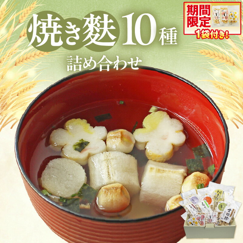 焼き麩 10種[詰め合わせ]栄養麩 小町麩 もち麩 白玉麩 京はな麩 おつゆ麩 全粒粉の麩 てまり麩 とろーりたま麩 愛知県産小麦100%使用 和食 焼き麩 詰合せ 食べ比べ 便利 小分け 簡単調理 食品 アレンジ お取り寄せ 送料無料