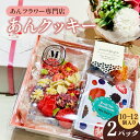 【ふるさと納税】あんクッキー BOX 【10〜12個入り×2パック】【グルテンフリー】焼き菓子 クッキー 餡子 あんフラワー専門店 ギフト プレゼント スイーツ...