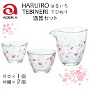 【ふるさと納税】酒器セット《TEBINERI HARUIRO/3点セット》片口1個&吟醸2個|片口 おちょこ お猪口 ぐい呑み 桜 さくら サクラ てびねり 手...