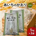 【ふるさと納税】JAあいち尾東　白米「あいちのかおり」5kg×2袋　　【お米 白米 寿司米】