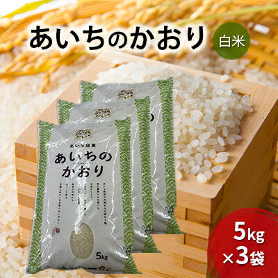 JAあいち尾東　白米「あいちのかおり」5kg×3袋　　【お米】