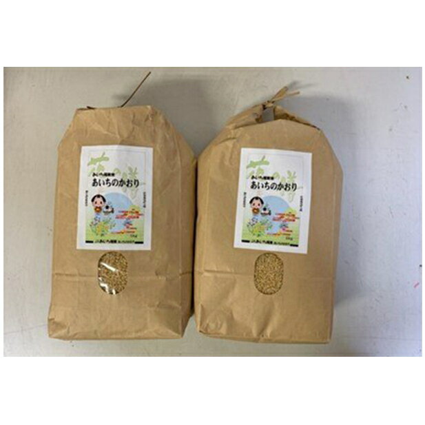【ふるさと納税】【定期便】あいちのかおり（玄米10kg(5kg×2袋)×12か月）　JAあいち尾東　【定期便・玄米 お米 あいちのかおり 12ヶ月 12回 1年】のサムネイル