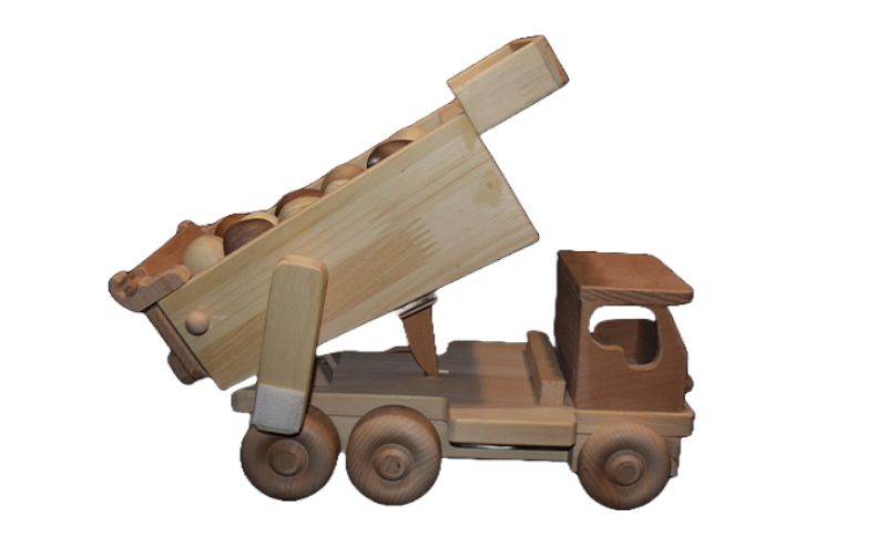 【ふるさと納税】おもちゃ 手作り 木のおもちゃ ダンプカー 車 玩具 赤ちゃん 子供 雑貨 　お届け：※寄附ご入金後、発送までに3ヶ月程度いただく場合がございます。