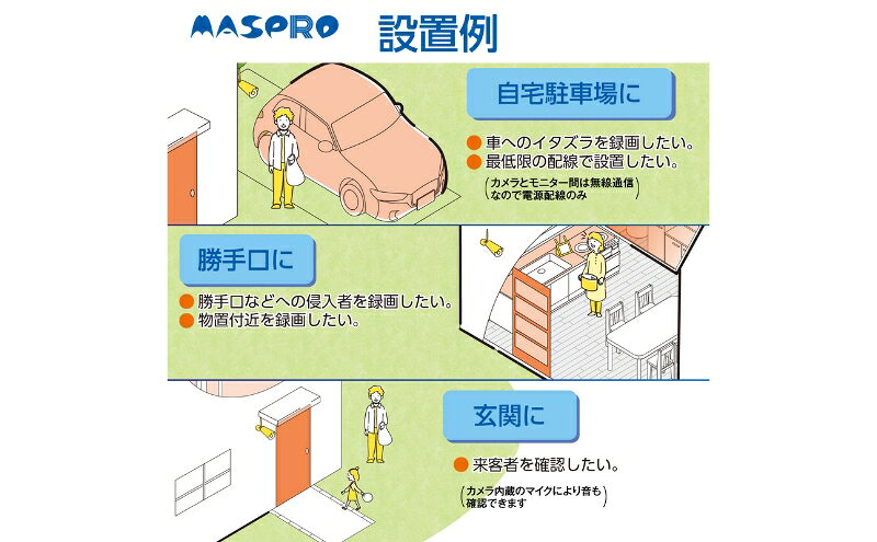 ふるさと納税 防犯カメラ 防犯カメラセット用 EP2WCF-C 1台 別売 オプション カスタマイズ ワイヤレス ワイヤレスカメ f232301-nisshin-10000853 愛知県日進市 サンプル画像3