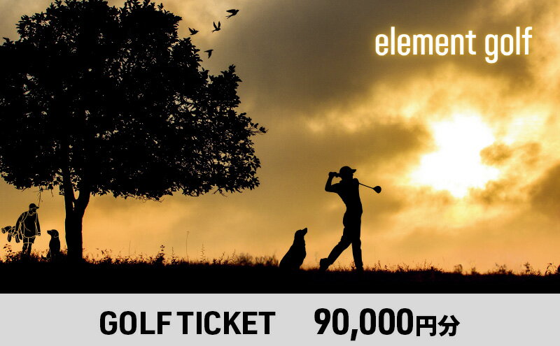 【ふるさと納税】【90,000円分】 elementgolf ゴルフチケット (ゴルフクラブ作成、修理・調整、フィッティング) エレメントゴルフ × 名古屋外国語大学コラボデザインチケット ゴルフ ゴルフクラブ 愛知 日進市