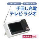 【ふるさと納税】テレビ 手回し充電テレビ・ラジオ 手回し充電 持ち運び 非常時 災害時 ハンドル ワンセグテレビ AM FM ラジオ 単3形電池 内蔵バッテリー ACアダプター モバイルバッテリー 日進市 愛知県