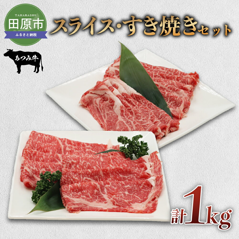 あつみ牛 スライスすき焼き セット 牛ロース スライス 500g すき焼き用 500g 牛肉 ビーフ しゃぶしゃぶ ロース お取り寄せ 牛 特産 ご当地 グルメ 国産 霜降り ふるさと納税 肉 冷凍 贅沢 和食 洋食 祝 田原市 送料無料 30000 円 三万円 3万円