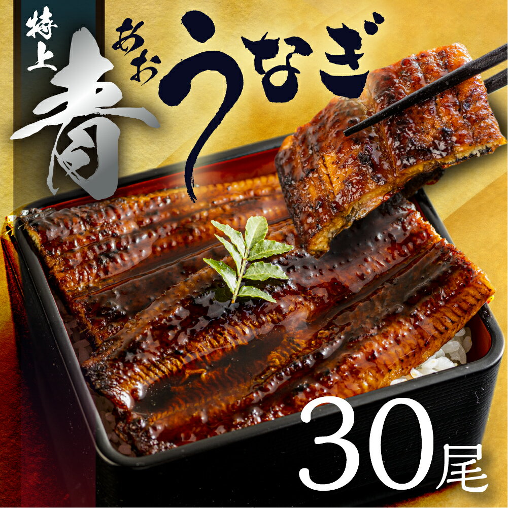 【ふるさと納税】幻の青うなぎ 訳あり 蒲焼 30尾 4500g タレ付き 山椒付き 厳選 大容量 簡易包装 青鰻 うなぎ ウナギ 鰻 蒲焼き うなぎ 最高級 ひ...