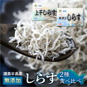 【ふるさと納税】上干（180g）・釜揚げ(270g)しらすセット 小分け 便利 おつまみ 酒の肴 ごはんのお供 家飲み おうち時間 しらす丼 におすすめ お取り寄せ お取り寄せグルメ 食品 送料無料 産地直送 10,000円