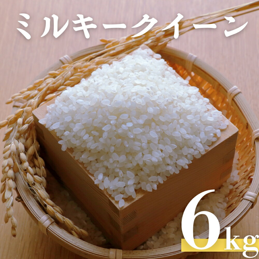 【ふるさと納税】令和7年度産ミルキークイーン 6kg 希少米 米問屋直送 注文後に精米 お米 おこめ 米 コメ ごはん ご飯 おかず 白飯 白ごはん ブランド米 お弁当 精米 お取り寄せ 災害 備え 愛知県 田原市 人気