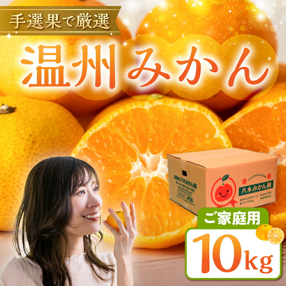 【ふるさと納税】農家直送 温州みかん 10 kg 訳あり サイズ混在 家庭用 みかん ミカン mikan フルーツ 果物 甘い 小玉 大玉 わけあり ワケアリ ...