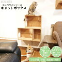 【ふるさと納税】床置きタワー・壁付けキャットウォークで使えるキャットボックス 2段3点セット(右上がり)【1563391】