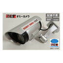 【ふるさと納税】防犯用ダミーカメラ(屋内/屋外使用可能)シルバー【1588509】