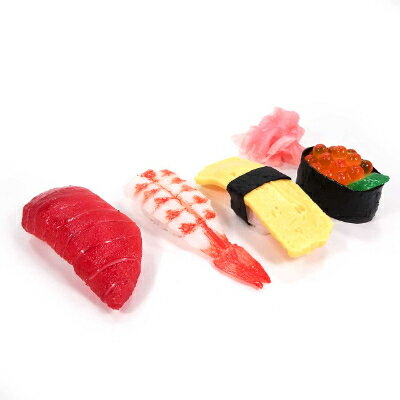 【ふるさと納税】食品サンプルマグネット お寿司5個セット【1209960】