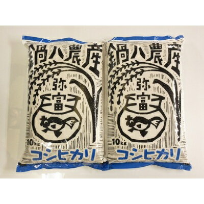 愛知産弥富市産コシヒカリ10kg　2袋【1211644】