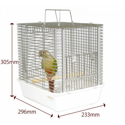 【ふるさと納税】HOEIの鳥かご　ステンレスキャリーケージ　ハートフルキャリーステンレス【1378696】