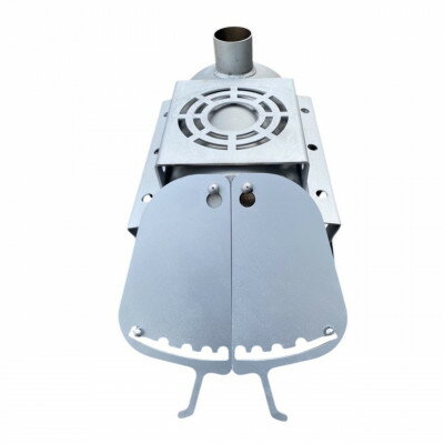 【ふるさと納税】『焼却炉の鈴木工業』 薪ストーブ D-51ロクマル 色:シルバー【1550312】