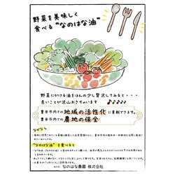 【ふるさと納税】2022年8月発送開始『定期便』なのはな油600g×2(愛知県産菜種100%使用)全6回【5048992】 画像2