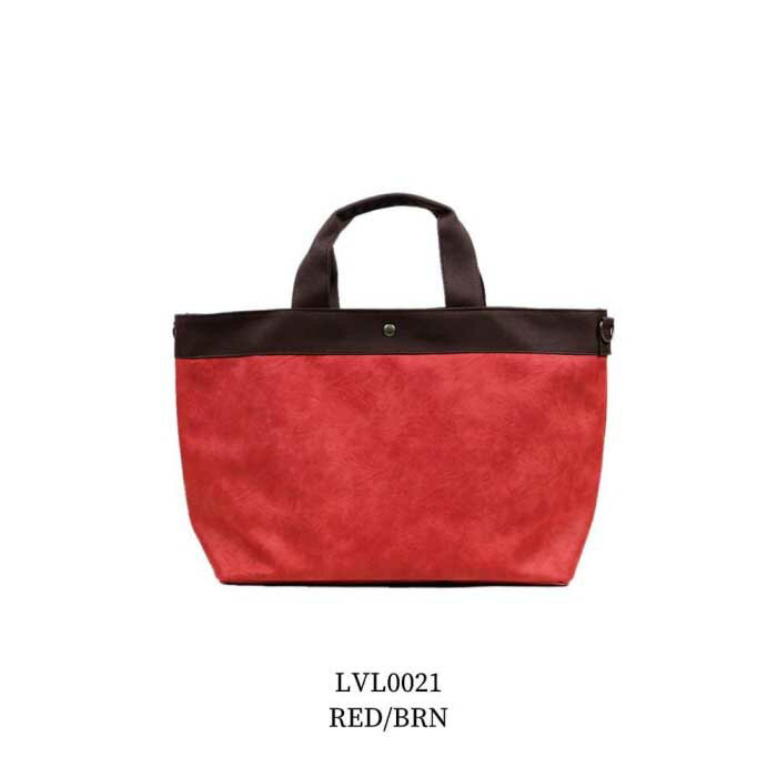 【ふるさと納税】2WAYトートバッグ M　RED/BRN【LVL0021】 | アイディールカンパニー IDEALSTORE 防水 撥水 バッグ 自社工場