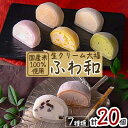 【ふるさと納税】生クリーム大福 ふわ和(20個)【配送不可地域:離島】【1026747】