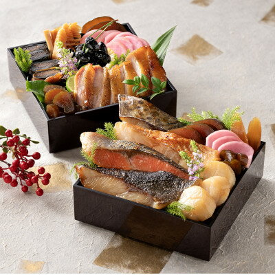 【ふるさと納税】大和屋・鈴波　おせちセット【配送不可地域：離島】【1445227】のサムネイル