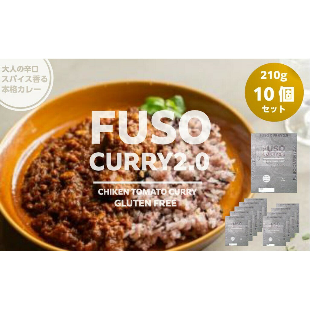 【ふるさと納税】FUSO CURRY 2.0 10個セット グルテンフリー 保存料・着色料・香料不使用 惣菜 レトルト カレー 鶏肉 常温 扶桑町 愛知県