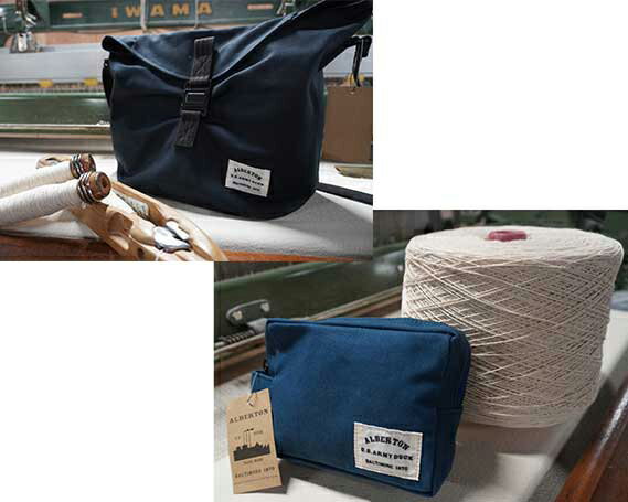 Alberton サコッシュ ＆ porch ／ 知多木綿 アルバートン 帆布 ボディバッグ ワンショルダー ショルダーバッグ 斜め掛け カバン かばん 鞄 ポーチ 送料無料 愛知県 AS002