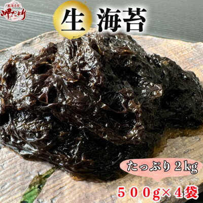 岬だよりの【数量限定】生海苔(冷凍)500g×4袋(2kg)【配送不可地域：離島】【1483905】