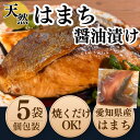 【ふるさと納税】 岬だよりの 天然はまちの醤油漬け 5袋セット【個包装】【配送不可地域:離島】