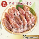 【ふるさと納税】 【10/2~価格改定】 訳あり 小イカ ( アカイカ ヒイカ ) 約2kg(400gx5パック) 不揃い 小分け 冷凍 刺身 愛知県 南知多町【配送不可地域