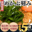 【ふるさと納税】 【愛知県産】めかぶ刻み(300g×5袋)【配送不可地域:離島】