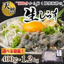 【ふるさと納税】 容量 選べる 生しらす お刺身 約400g~1.2kg 岬だより 冷凍 小分け 真空 便利 簡単 ( 刺し身 しらす 魚 さかな 海鮮 ふるさ...