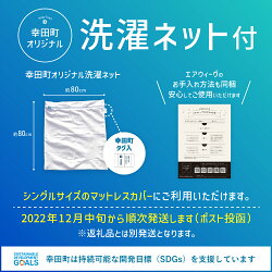 【ふるさと納税】【1週間以内に発送】【幸田町限定！洗濯ネット付】( 新生活応援！) エアウィーヴ スマート01 ( シングル サイズ ) 日本製 マットレス マットレスパッド パッド 敷布団 敷き布団 寝具 ギフト 贈答用 airweave エアウィーブ エアウイーブ･･･ 画像1