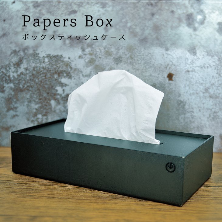 【ふるさと納税】GRAVIRoN Papers Box 黒皮