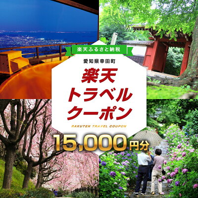 楽天ふるさと納税　【ふるさと納税】愛知県幸田町の対象施設で使える楽天トラベルクーポン 寄付額50,000円